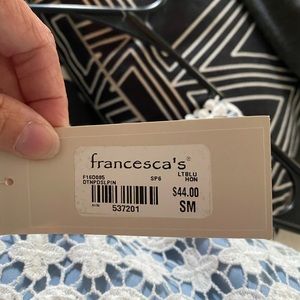 NWT Lace Blue and White Dress